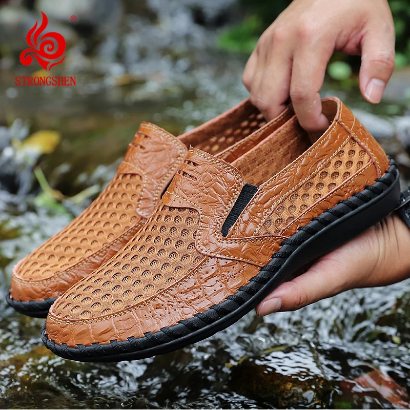 Summer Men Shoes Breathable Mesh Casual Loafers Slip On Outdoor Men Sneakers Handmade Flats Walking Footwear Moccasins
Summer Men Shoes Breathable Mesh Casual Loafers Slip On Outdoor Men Sneakers Handmade Flats Walking Footwear Moccasins