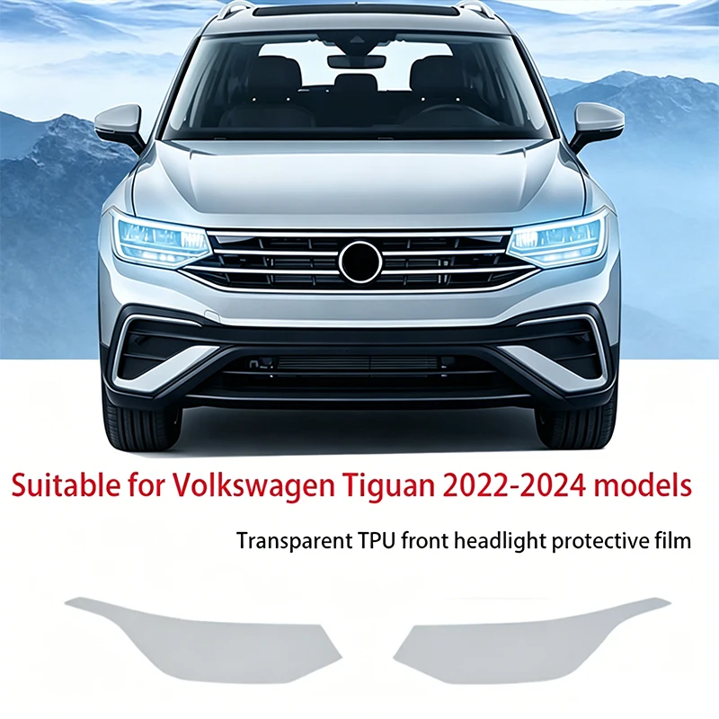 Fit for VW Tiguan 2022-2024 Smoked Black TPU Headlight PPF Anti Scratch UV Resist Easy Install Clear Vinyl Lamp Protect Accessor
Fit for VW Tiguan 2022-2024 Smoked Black TPU Headlight PPF Anti Scratch UV Resist Easy Install Clear Vinyl Lamp Protect Accessor