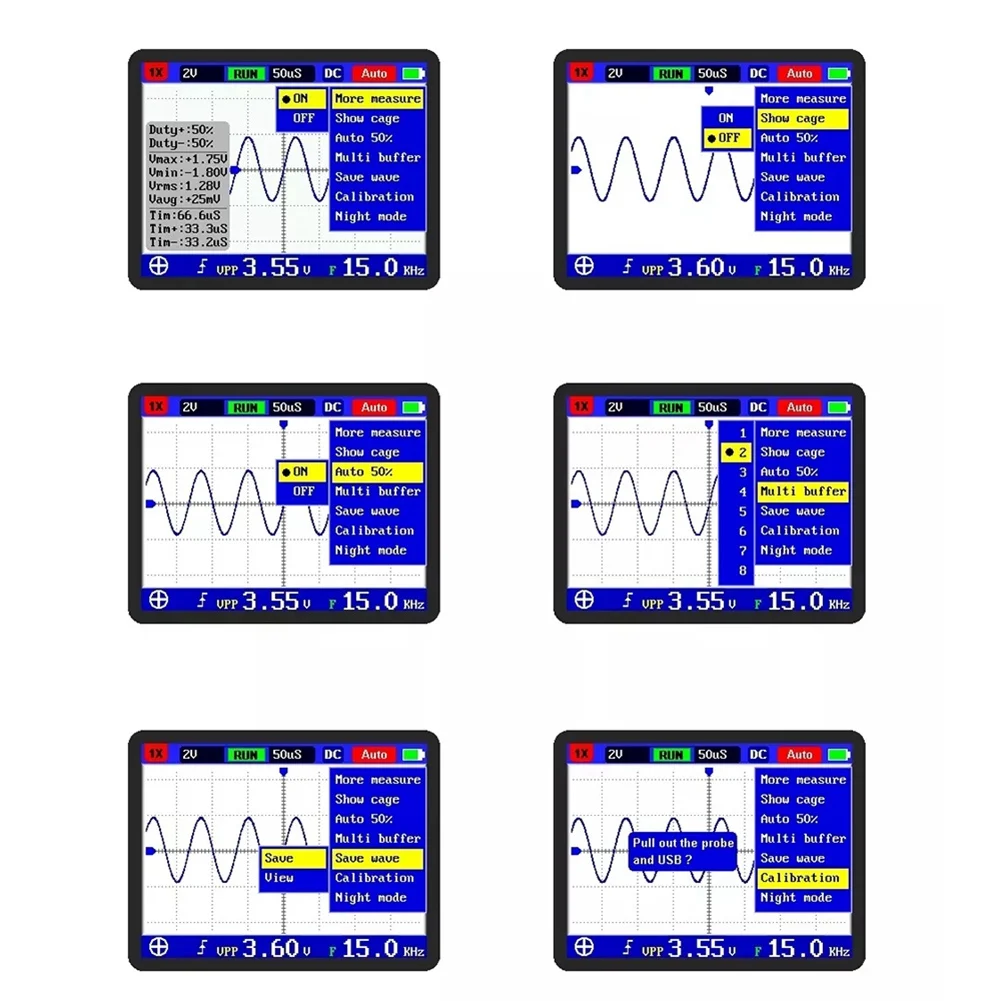 BVBV DSO PRO ADS2050H Handheld Digital Portable Storage Oscilloscope Kit with 5MHz Bandwidth 20MS/S Sampling Rate(B)
BVBV DSO PRO ADS2050H Handheld Digital Portable Storage Oscilloscope Kit with 5MHz Bandwidth 20MS/S Sampling Rate(B)