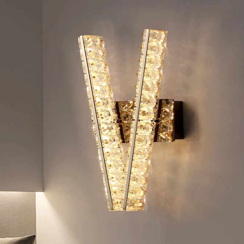 New Crystal Wall Lamp Luxury Living Room TV Background Wall Light Decorative Lamp for Stairs Hallway Bedroom Bedside
New Crystal Wall Lamp Luxury Living Room TV Background Wall Light Decorative Lamp for Stairs Hallway Bedroom Bedside