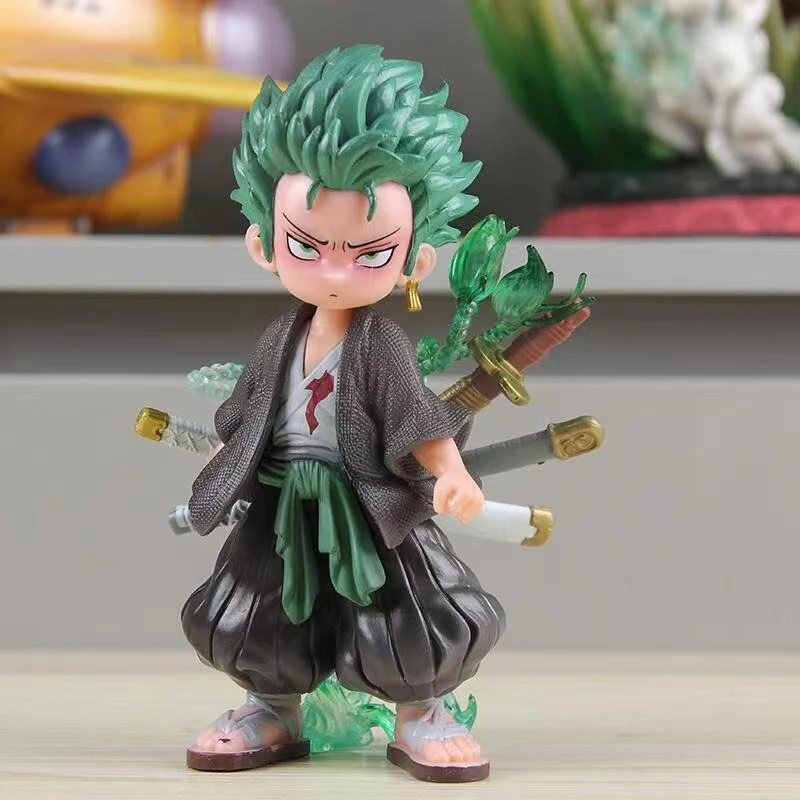 One Piece Q-Version Roronoa Zoro Anime Doll Cute PVC Desktop Model Ornament Collectible Action Figure for Birthday Gift
One Piece Q-Version Roronoa Zoro Anime Doll Cute PVC Desktop Model Ornament Collectible Action Figure for Birthday Gift