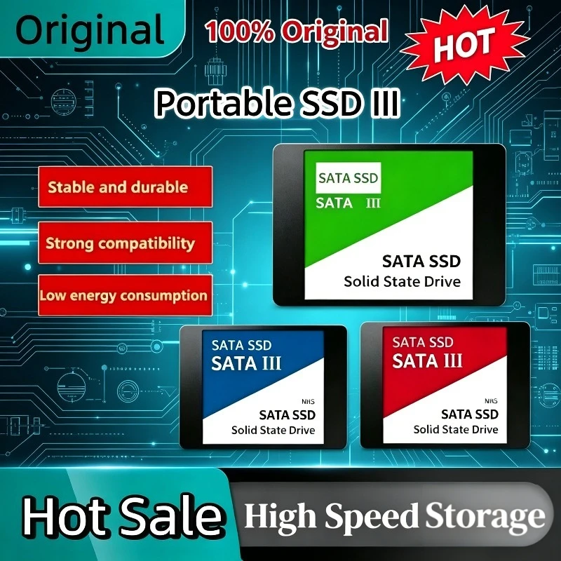 Original Portable External SSD USB 3.1 Interface High Speed Solid State Drive 560MB/s Ultra Thin Design for Mac PC File Storage
Original Portable External SSD USB 3.1 Interface High Speed Solid State Drive 560MB/s Ultra Thin Design for Mac PC File Storage