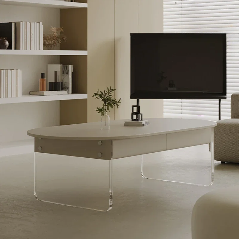 xx1Simple and Modern Coffee Table Living Room Home Creative Minimalist Oval High Leg Acrylic Table
xx1Simple and Modern Coffee Table Living Room Home Creative Minimalist Oval High Leg Acrylic Table