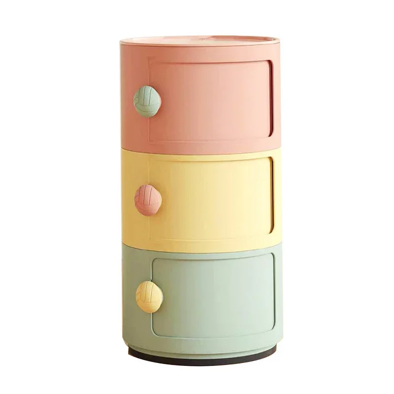 Cream style household round cabinet bedroom bedside small edge few creative multi-layer storage combination shelf
Cream style household round cabinet bedroom bedside small edge few creative multi-layer storage combination shelf