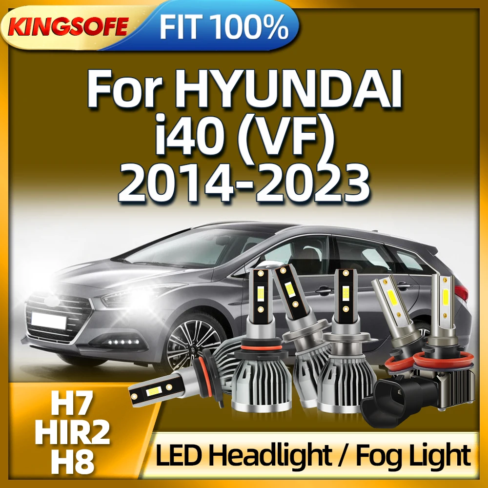 KINGSOFE H7 LED Light Bulbs 9012 HIR2 130W Car Headlight H8 Fog Lamp For HYUNDA i40 VF 2014 2015 2016 2017 2018 2019 2020-2023
KINGSOFE H7 LED Light Bulbs 9012 HIR2 130W Car Headlight H8 Fog Lamp For HYUNDA i40 VF 2014 2015 2016 2017 2018 2019 2020-2023