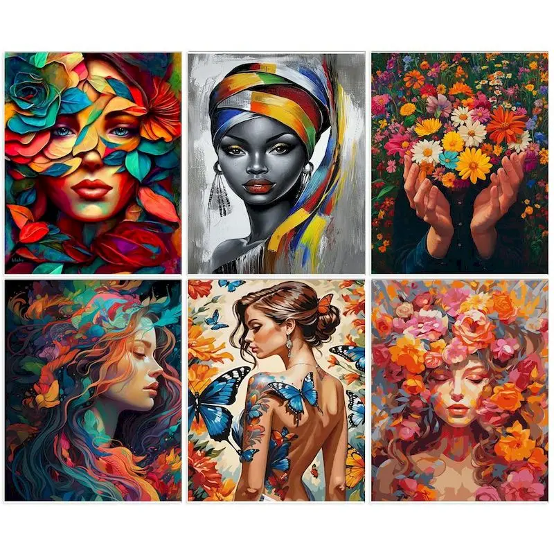 GATYZTORY DIY Painting By Numbers Figure Handpainted Acrylic Paint Women On Canvas Home Wall Art For Living Room DIY Gift
GATYZTORY DIY Painting By Numbers Figure Handpainted Acrylic Paint Women On Canvas Home Wall Art For Living Room DIY Gift