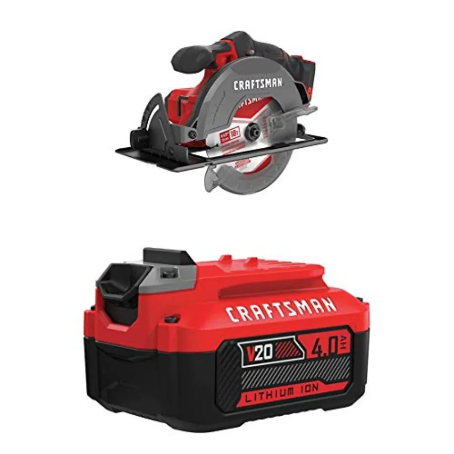 Аккумуляторная циркулярная пила V20 6-1/2 дюйма с литий-ионным аккумулятором 4,0 Ач, зарядное устройство продается отдельно CMCS500B и CMCB2
Аккумуляторная циркулярная пила V20 6-1/2 дюйма с литий-ионным аккумулятором 4,0 Ач, зарядное устройство продается отдельно CMCS500B и CMCB2