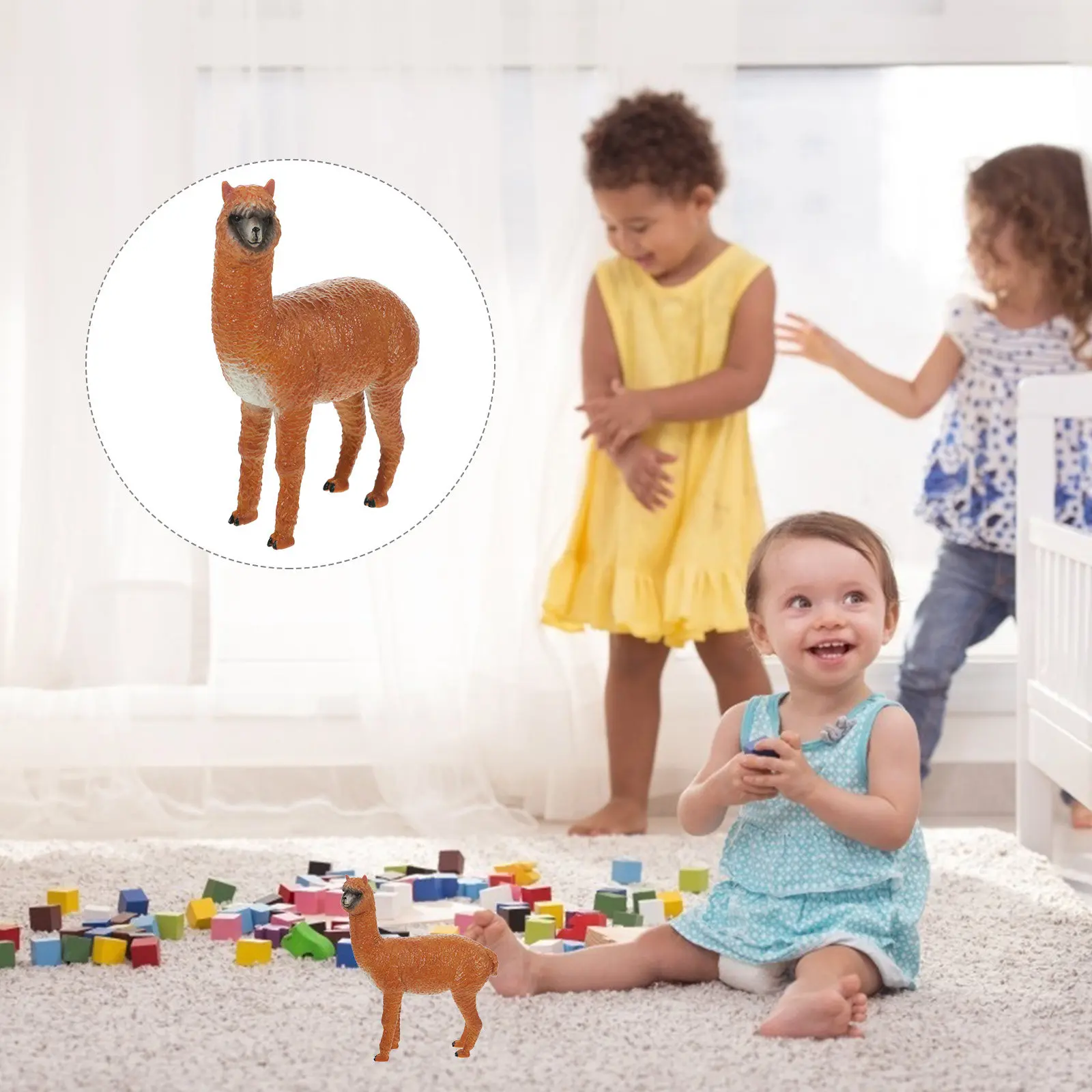 Realistic Simulation Alpaca Shape Plastic Wildlife Animal Ornament for Kids Room Desktop Home Decoration Vivid Alpaca Sculpture
Realistic Simulation Alpaca Shape Plastic Wildlife Animal Ornament for Kids Room Desktop Home Decoration Vivid Alpaca Sculpture