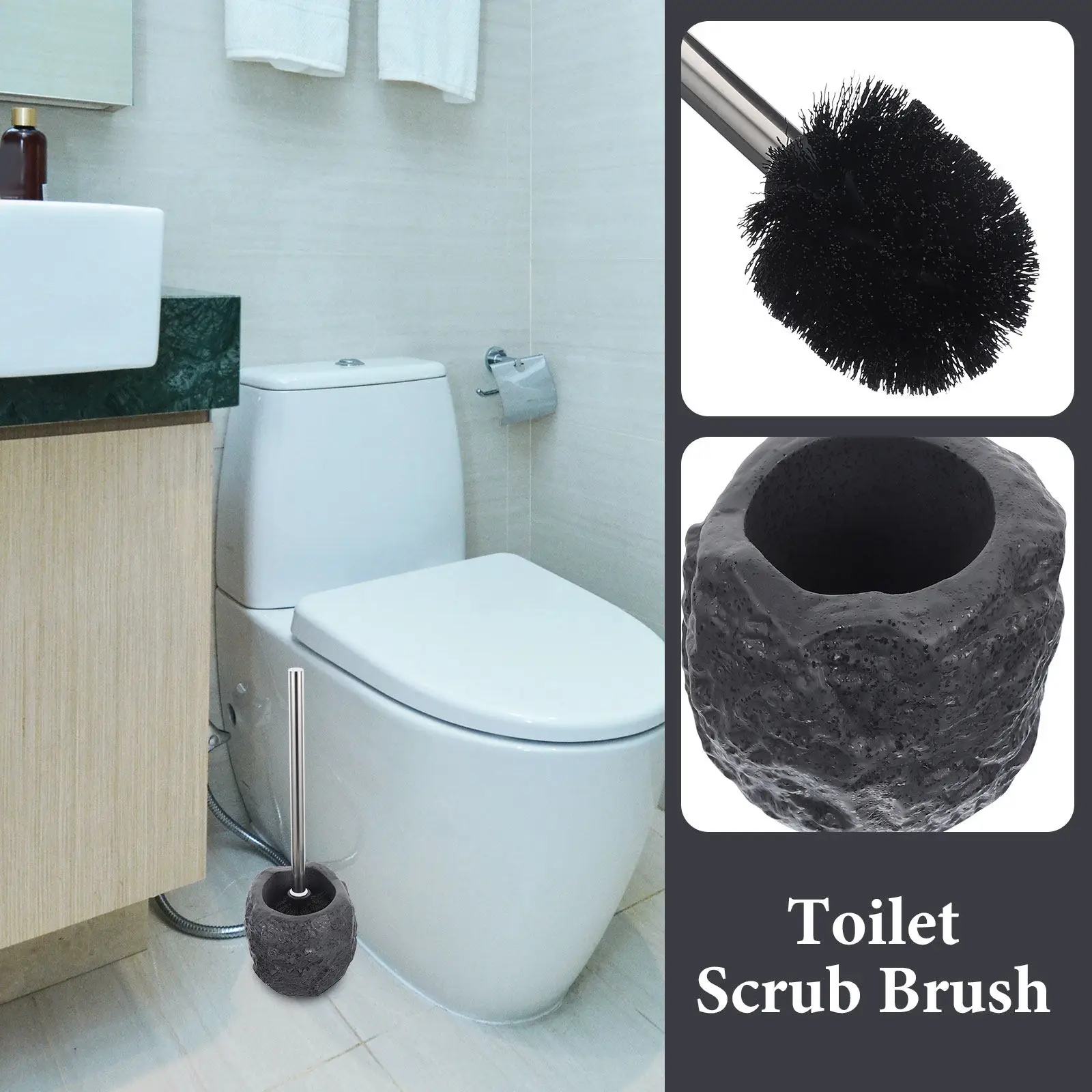 Professional Toilet Bowl Brush and Holder Kit Ergonomic Design Reaches Corners Without Staining Floor Bathroom Cleaning
Professional Toilet Bowl Brush and Holder Kit Ergonomic Design Reaches Corners Without Staining Floor Bathroom Cleaning