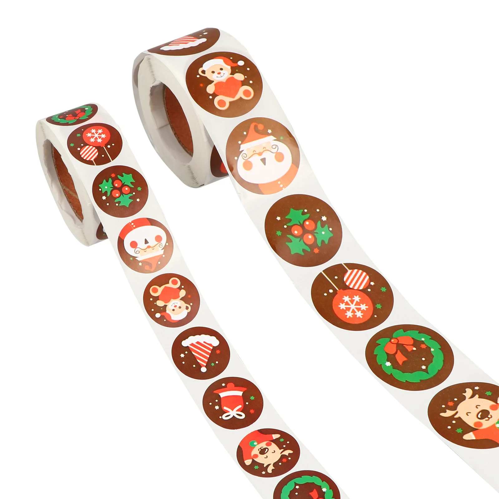 2 Rolls Christmas Holiday Stickers Xmas Label Gift Tags Decal Self-Adhesive Decoration
2 Rolls Christmas Holiday Stickers Xmas Label Gift Tags Decal Self-Adhesive Decoration