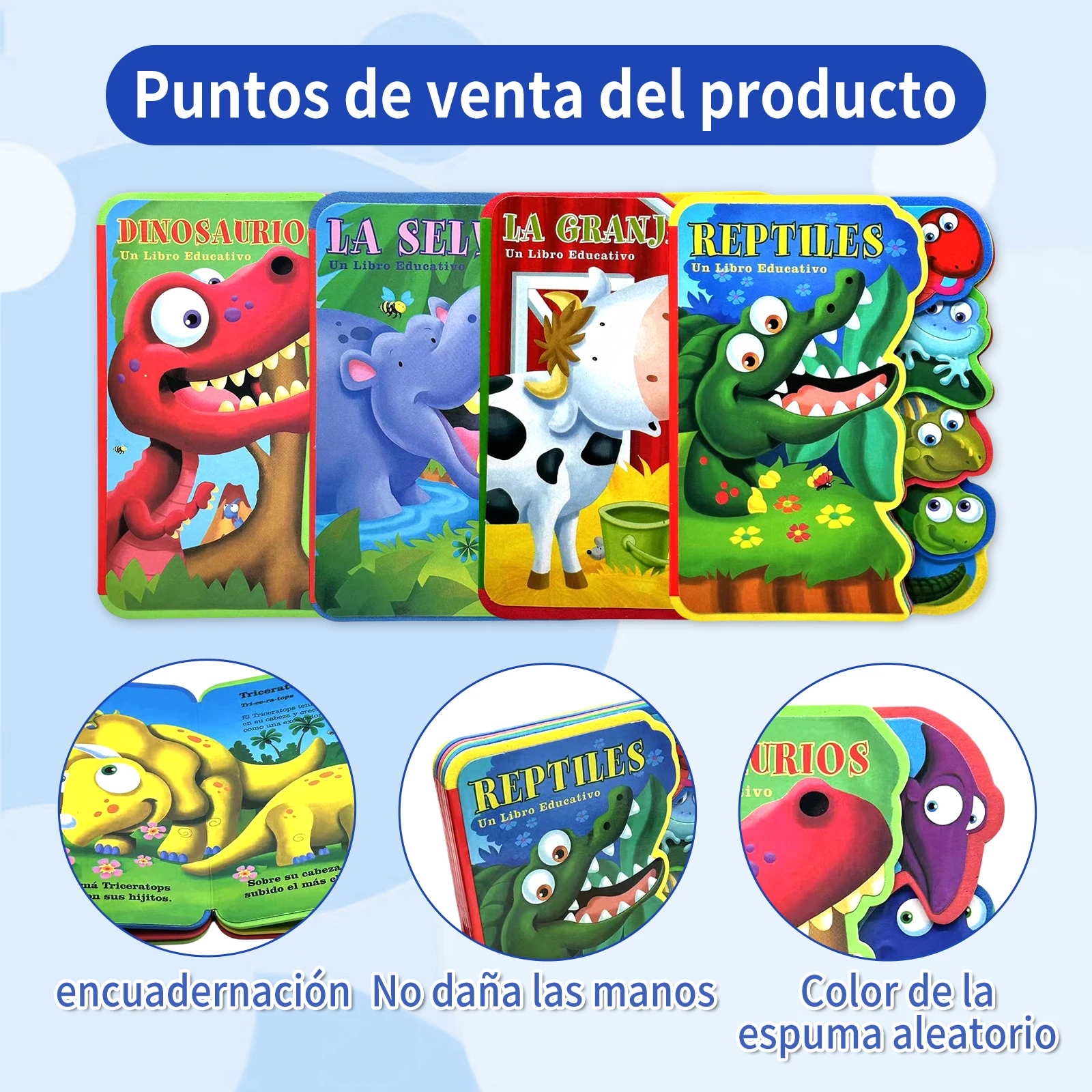 1 Spanish Children's Cognitive Learning Storybook (12cm x 15.8cm) EVA Book Enhances Children's Cognitive Skills
1 Spanish Children's Cognitive Learning Storybook (12cm x 15.8cm) EVA Book Enhances Children's Cognitive Skills