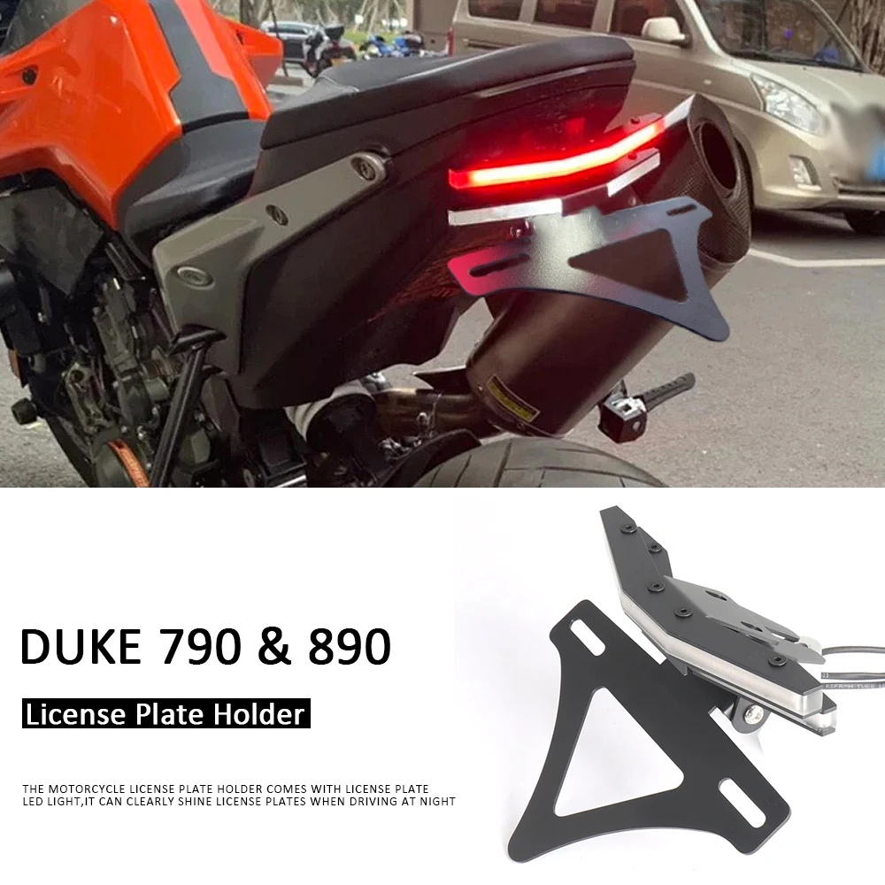 2018-2025 Motorcycle For DUKE 790 890 Folding License Plate Holder LED Turn Signal Tail Brake Light Flasher Fender Eliminator
2018-2025 Motorcycle For DUKE 790 890 Folding License Plate Holder LED Turn Signal Tail Brake Light Flasher Fender Eliminator