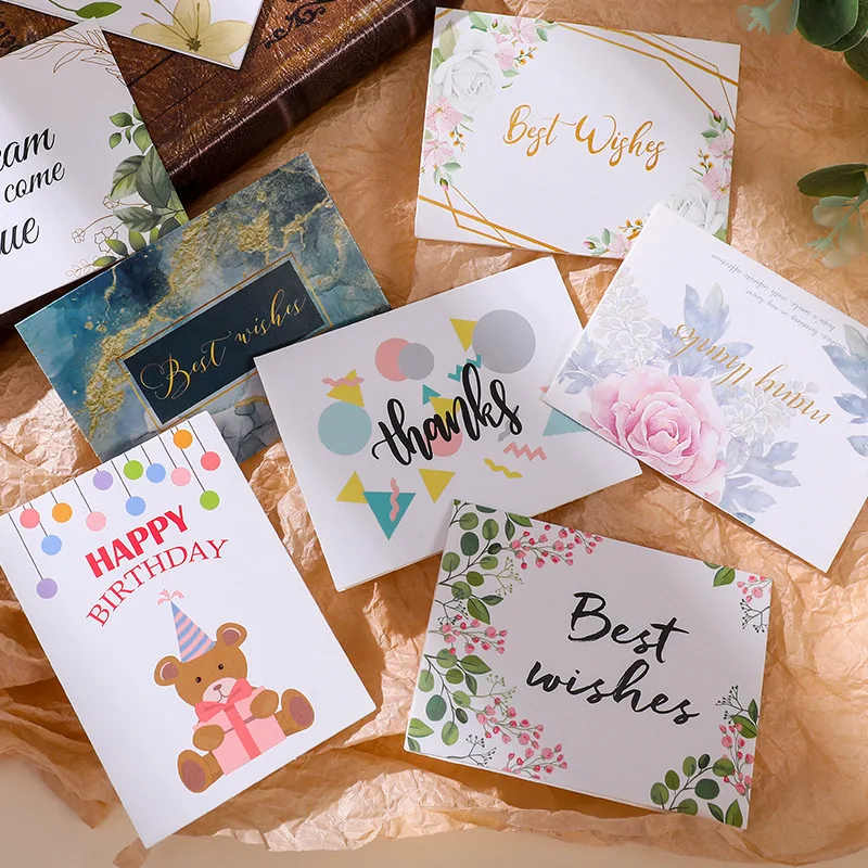 3pcs Thanks Cards Happy Birthday Greeting Card Note Message Cards Bouquet Gifts Party Supplies For Thanksgiving Day Party Favors
3pcs Thanks Cards Happy Birthday Greeting Card Note Message Cards Bouquet Gifts Party Supplies For Thanksgiving Day Party Favors
