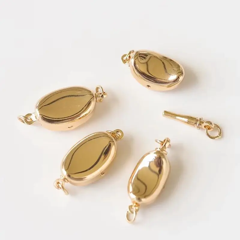 1pcs 14K Gold Color Ingot Buckle Pearl Necklace Closing Buckle Fixed Buckle DIY Link Buckle Charm K062
1pcs 14K Gold Color Ingot Buckle Pearl Necklace Closing Buckle Fixed Buckle DIY Link Buckle Charm K062