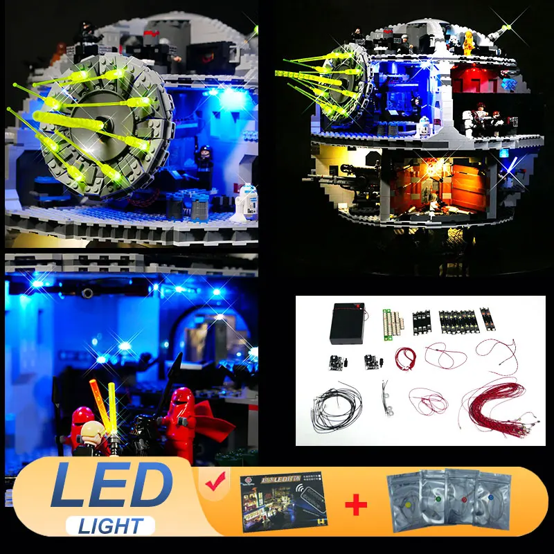 LED Light Kit For LEGO 75159 Death Star compatible 81061 Lamp Idea DIY Gift (Not Include Building Blocks Bricks Kits Sets Model)
LED Light Kit For LEGO 75159 Death Star compatible 81061 Lamp Idea DIY Gift (Not Include Building Blocks Bricks Kits Sets Model)