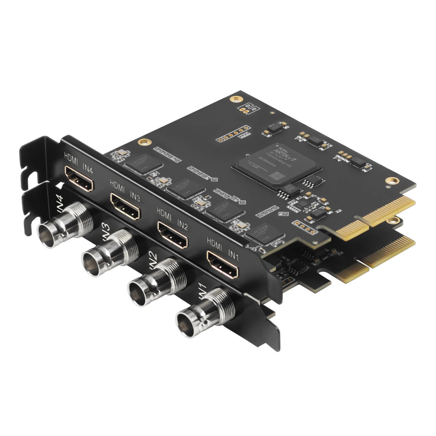 UNISHEEN 4-Channel 1080p HD Video Capture Card 60FPS Quad HDMI/SDI to PCI Express for OBS Vmix Wirecast Streaming Broadcast
UNISHEEN 4-Channel 1080p HD Video Capture Card 60FPS Quad HDMI/SDI to PCI Express for OBS Vmix Wirecast Streaming Broadcast