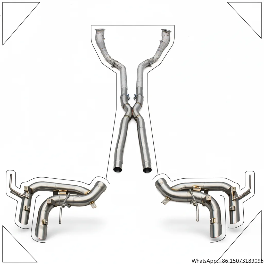 Factory Full Exhaust Pipes for Purosangue FUV V12 6.5L 2022+Straight Through Stainless Steel Downpipe Catback
Factory Full Exhaust Pipes for Purosangue FUV V12 6.5L 2022+Straight Through Stainless Steel Downpipe Catback