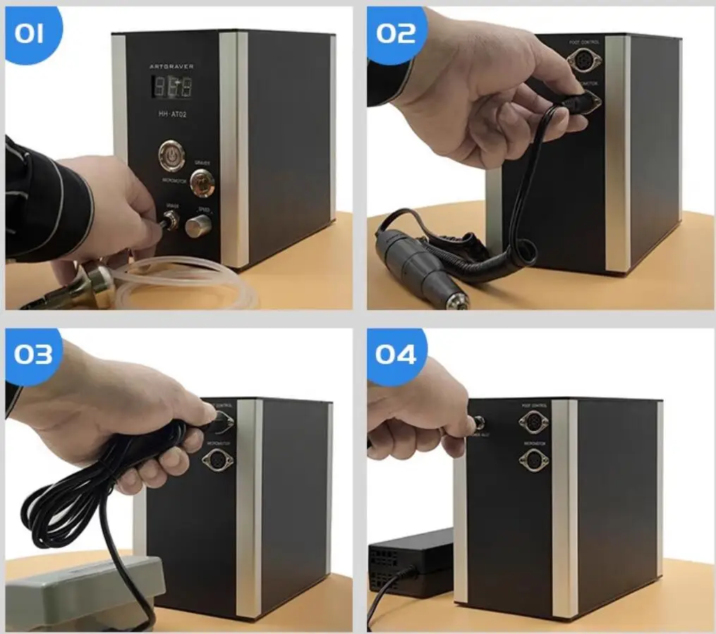 AT02 Art Engraving Machine, High Speed, No Need Air Compressor Graver Grinding Machine
AT02 Art Engraving Machine, High Speed, No Need Air Compressor Graver Grinding Machine