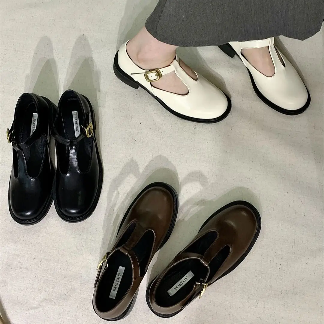 IPPEUM Women Loafers Black Leather Mary Janes Shoes Summer Dress Buckle Block Heel Sandals Pumps
IPPEUM Women Loafers Black Leather Mary Janes Shoes Summer Dress Buckle Block Heel Sandals Pumps