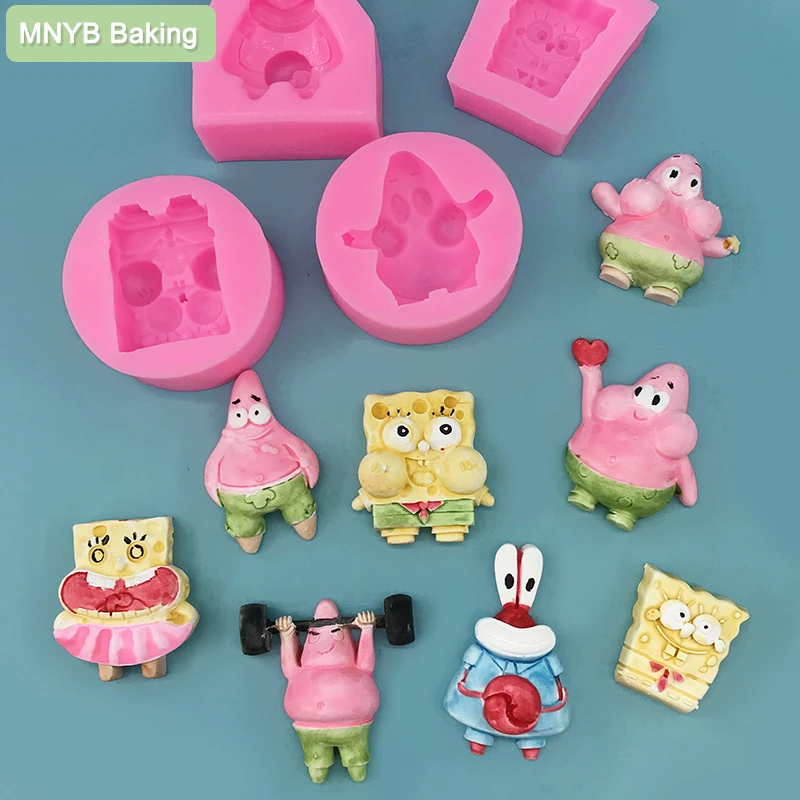 3D Cartoon Design Chocolate Molding Baking Tool for Cupcake Cake Decorative Plaster Cute Doll Resin Art Candle Hand Making
3D Cartoon Design Chocolate Molding Baking Tool for Cupcake Cake Decorative Plaster Cute Doll Resin Art Candle Hand Making