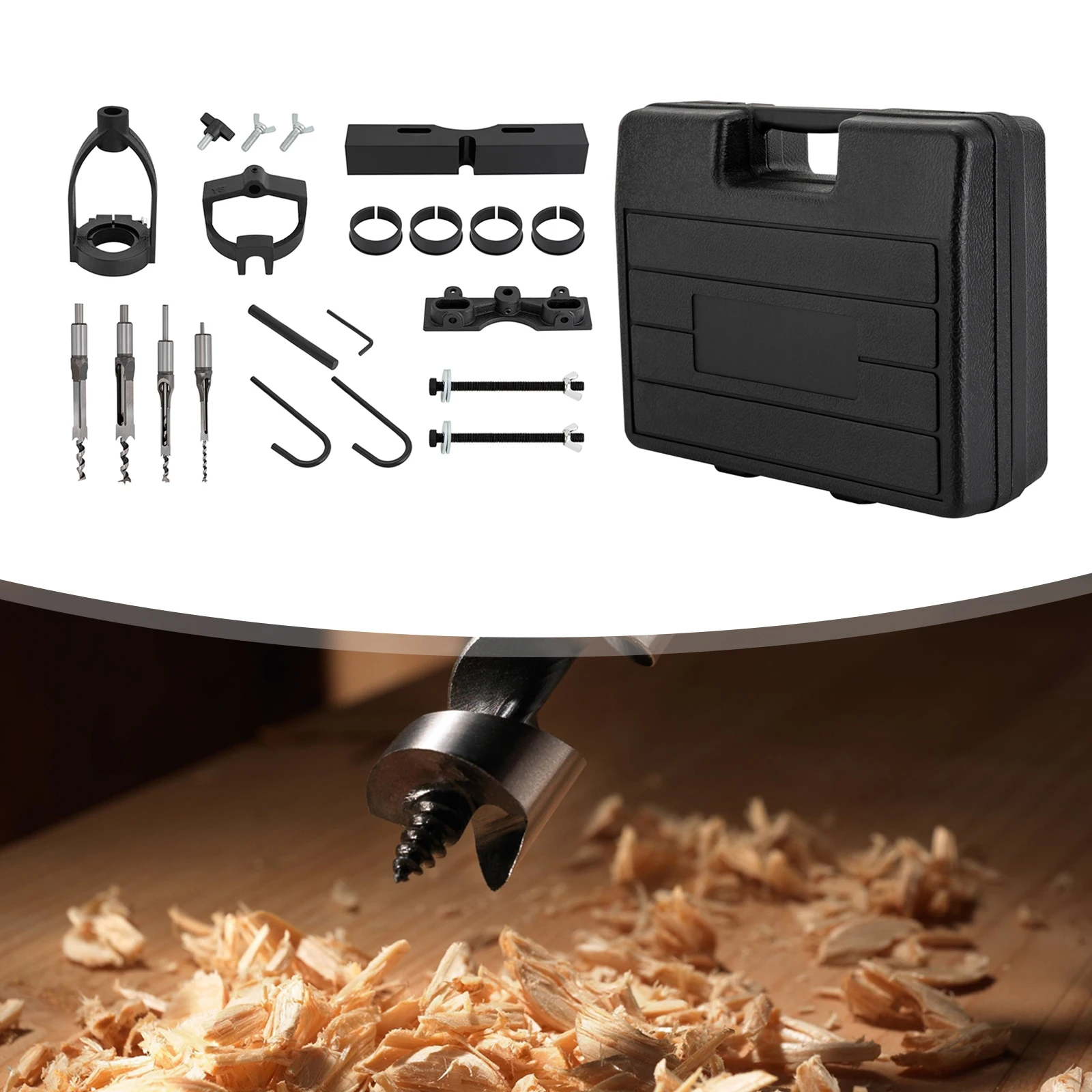 Mortising Attachment for Drill Press 4 Model Drills Chisel Set Mortise Machine and Tenon Tools
Mortising Attachment for Drill Press 4 Model Drills Chisel Set Mortise Machine and Tenon Tools