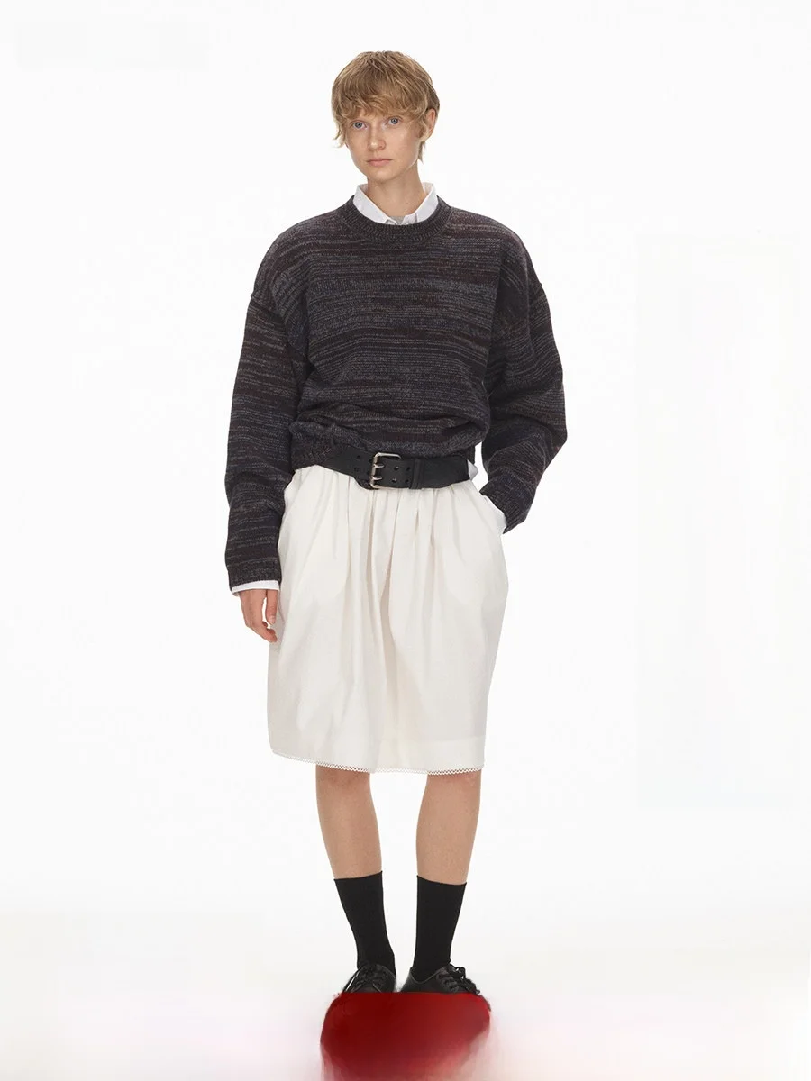 Легкий мягкий свитер из смесовой шерсти с круглым вырезом, многоцветный, с многослойной текстурой, женский, модный, осень-зима
Легкий мягкий свитер из смесовой шерсти с круглым вырезом, многоцветный, с многослойной текстурой, женский, модный, осень-зима