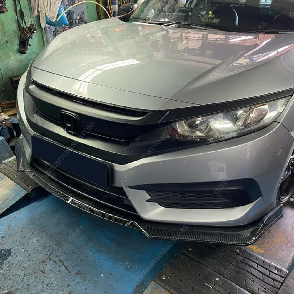 For HONDA CIVIC 3PCS Car Front Bumper Lip Spoiler Splitter Diffuser CIVIC 10TH FC EX Basic 2015-2019 Pre-Lci Styling Bodykits
For HONDA CIVIC 3PCS Car Front Bumper Lip Spoiler Splitter Diffuser CIVIC 10TH FC EX Basic 2015-2019 Pre-Lci Styling Bodykits