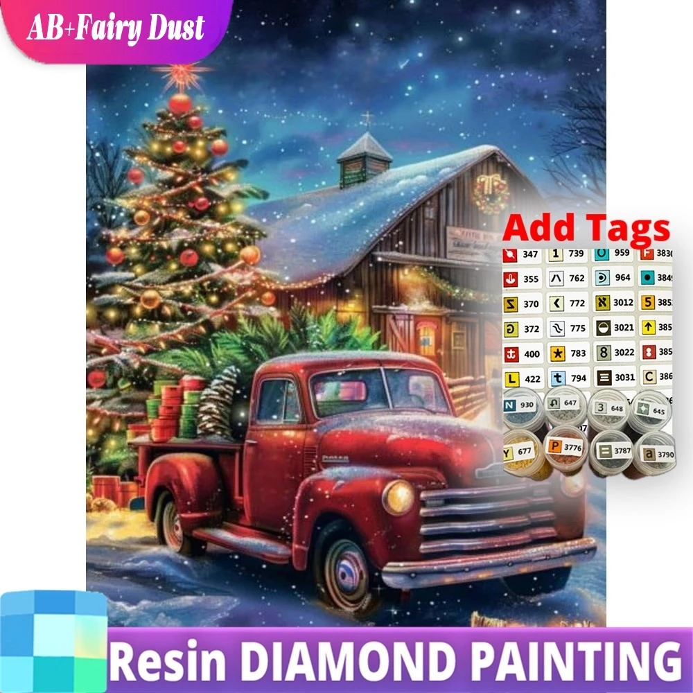 Resin AB Fairy Dust DIY Diamond Mosaic Car House Landscape Full Square Round Painting Christmas Tree New Arrival Child Gift
Resin AB Fairy Dust DIY Diamond Mosaic Car House Landscape Full Square Round Painting Christmas Tree New Arrival Child Gift
