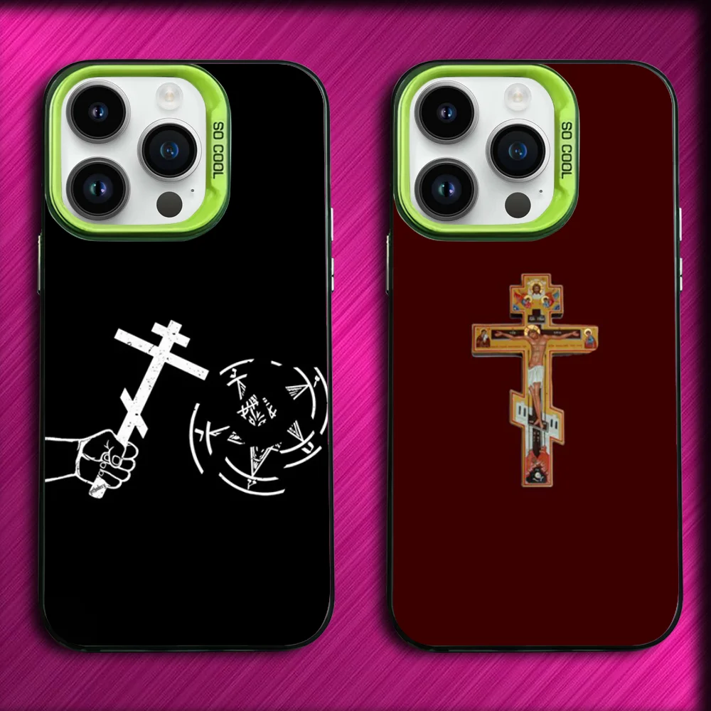 Orthdox Cross Icon Phone Case For iPhone 16,15,14,13,12,11,Mini,Pro,MAX Green Matte Silicone Cover
Orthdox Cross Icon Phone Case For iPhone 16,15,14,13,12,11,Mini,Pro,MAX Green Matte Silicone Cover