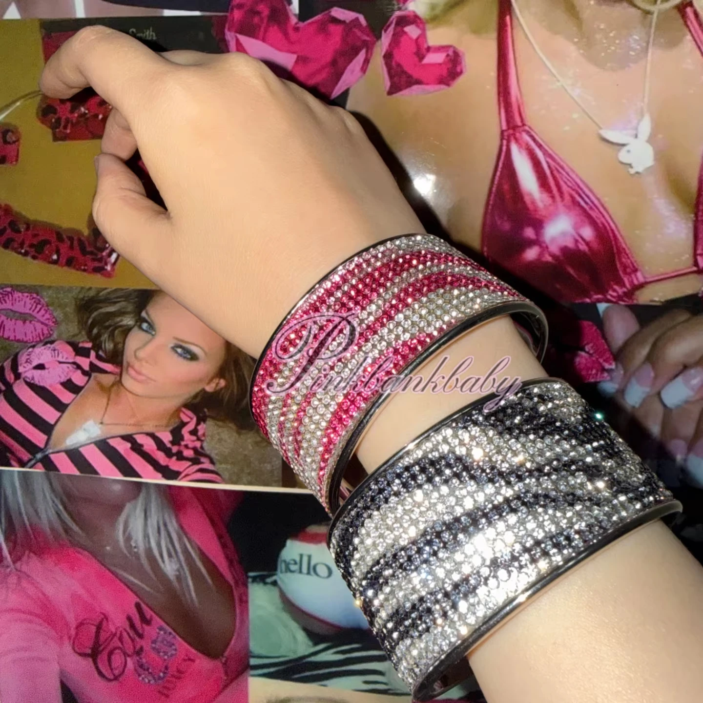 New Original Design American Retro Y2K Zebra Print Diamond Decorated Open Hand Bracelet Spicy Girl Fashion Jewelry Accessory
New Original Design American Retro Y2K Zebra Print Diamond Decorated Open Hand Bracelet Spicy Girl Fashion Jewelry Accessory