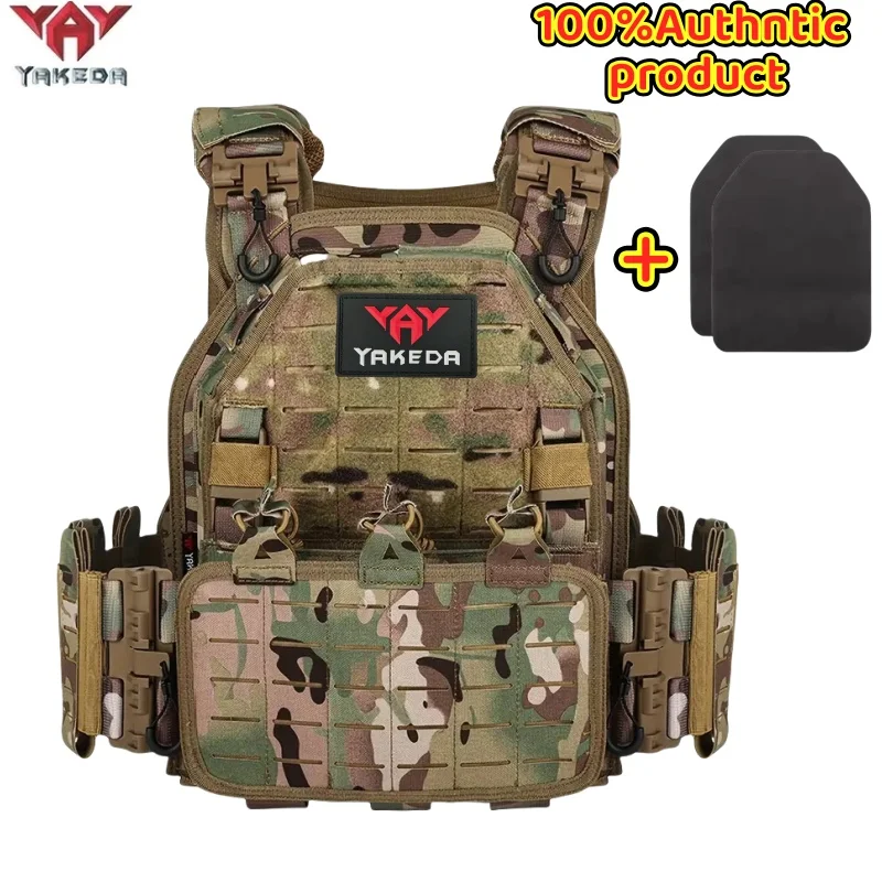 Тактический жилет YAKEDA 6094 поставляется с 2 гибкими пластинами — быстросъемный, легкий и дышащий, прочный материал 1000D.
Тактический жилет YAKEDA 6094 поставляется с 2 гибкими пластинами — быстросъемный, легкий и дышащий, прочный материал 1000D.