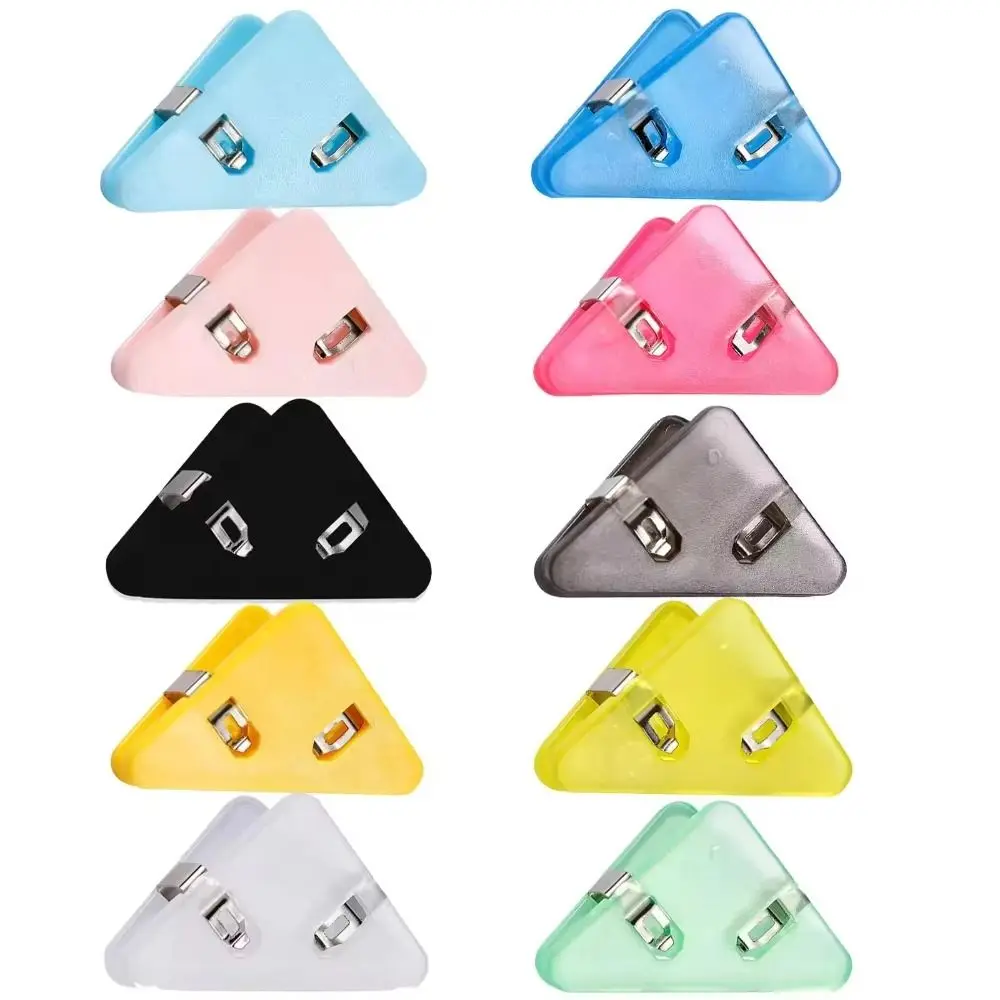 20 pcs New Creative Triangle Clip Plastics Transparent Bill Clip Multifunctional Multipurpose Binder Clip
20 pcs New Creative Triangle Clip Plastics Transparent Bill Clip Multifunctional Multipurpose Binder Clip
