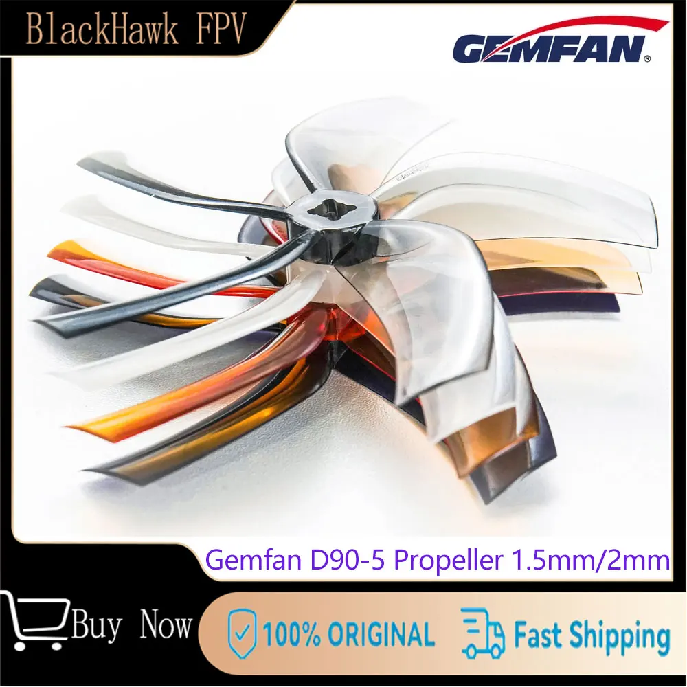 2Pairs Gemfan D90 Ducted 90mm 5-blade Propeller For Mini FPV 3.5 Inch Cinewhoop Freestyle Toothpick Ducted Racing Drones Parts
2Pairs Gemfan D90 Ducted 90mm 5-blade Propeller For Mini FPV 3.5 Inch Cinewhoop Freestyle Toothpick Ducted Racing Drones Parts