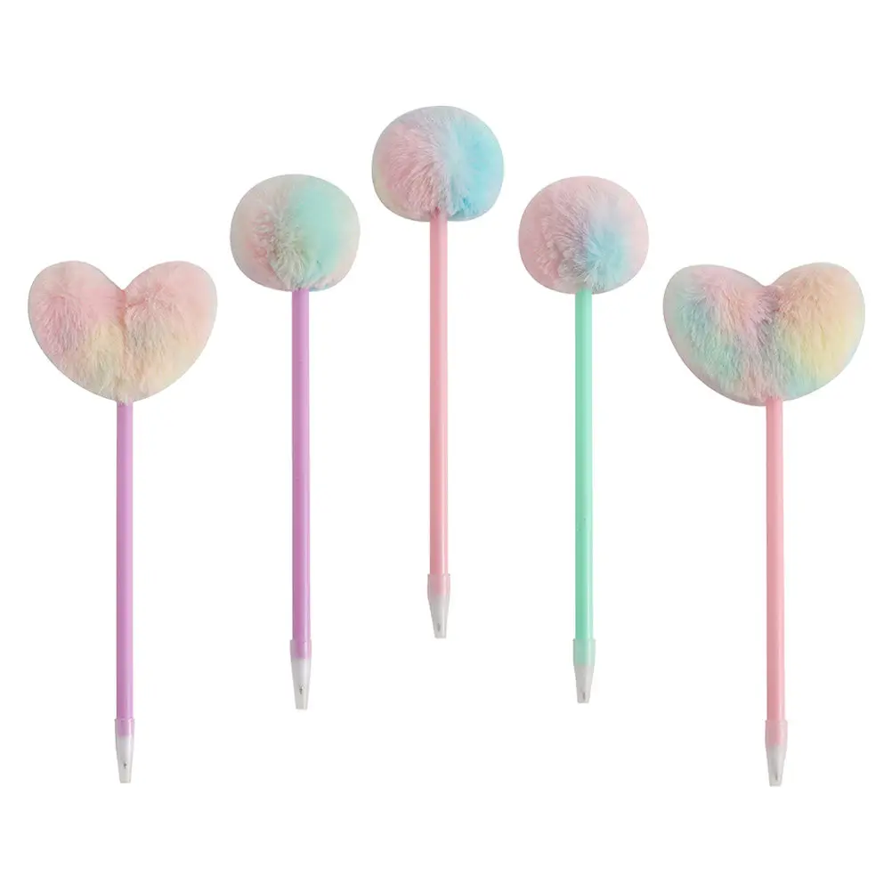 5Pcs Heart Pom Pom Ballpoint Pen Reliable Smooth Ink Writing Pen for Students Girls Crafting Greeting Cards Photo Albums Study
5Pcs Heart Pom Pom Ballpoint Pen Reliable Smooth Ink Writing Pen for Students Girls Crafting Greeting Cards Photo Albums Study