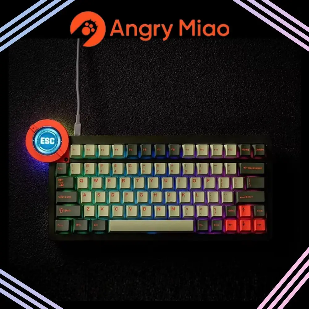 AngryMiao Battleye 74.5 RT Wired Magnetic Switch Mechanical Keyboard 8K RT 0.01 Gaming keyboard Knob Screen Aluminium Custom
AngryMiao Battleye 74.5 RT Wired Magnetic Switch Mechanical Keyboard 8K RT 0.01 Gaming keyboard Knob Screen Aluminium Custom