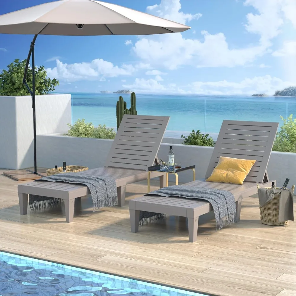 Outdoor Lounge Chair Set (4 Chairs), Weather-resistant Pool Lounge Chairs with Adjustable Backrests, Customizable
Outdoor Lounge Chair Set (4 Chairs), Weather-resistant Pool Lounge Chairs with Adjustable Backrests, Customizable