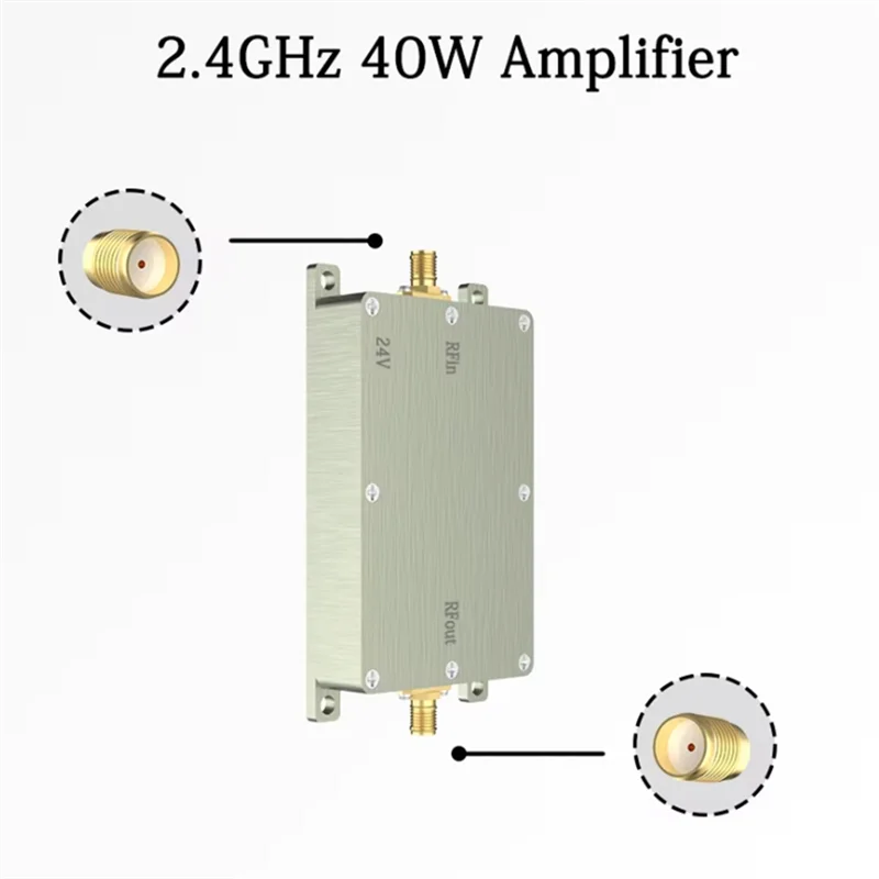 AT82-2.4Ghz RF High Power Amplifiers Wireless Signal Extender Signal Source For Drone Wifi6
AT82-2.4Ghz RF High Power Amplifiers Wireless Signal Extender Signal Source For Drone Wifi6