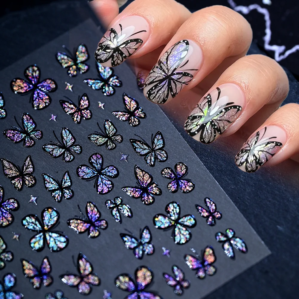 1Pcs Dazzling Butterfly Nail Art Sticker 5D Cat's Eye Glitter Colourful Butterfly Starlight Nail Decals Self-adhesive Nail Decor
1Pcs Dazzling Butterfly Nail Art Sticker 5D Cat's Eye Glitter Colourful Butterfly Starlight Nail Decals Self-adhesive Nail Decor