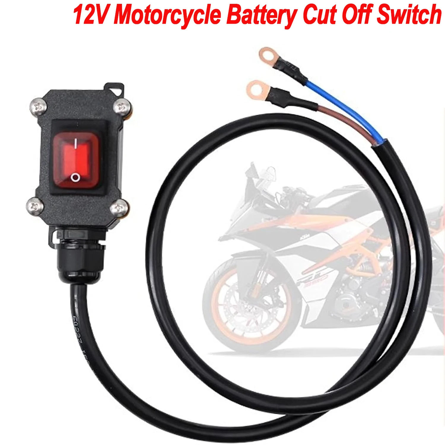 12V/24V Motorcycle Battery Cut Off Switch Waterproof Power Cut With Insulated Cable with 30cm 50cm Copper Cable for Marine Boat
12V/24V Motorcycle Battery Cut Off Switch Waterproof Power Cut With Insulated Cable with 30cm 50cm Copper Cable for Marine Boat