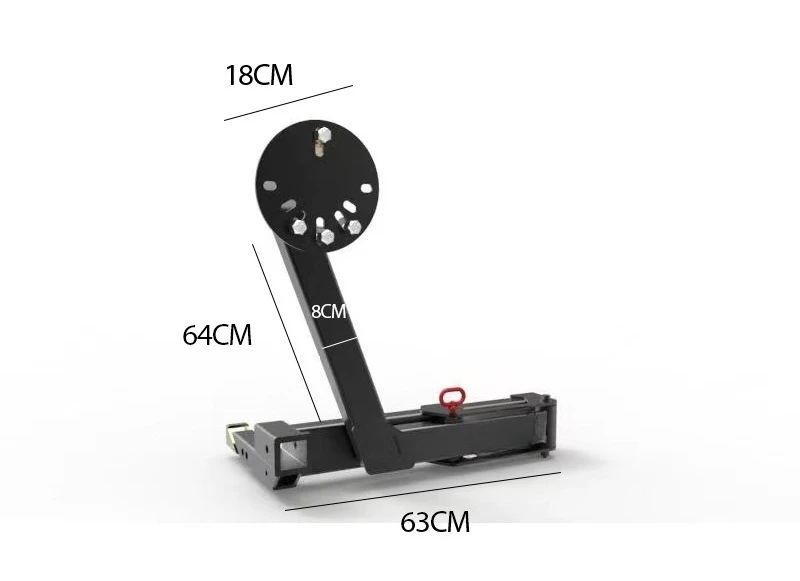 Off-road vehicle SUV spare tire bracket, universal trailer bar square port
Off-road vehicle SUV spare tire bracket, universal trailer bar square port