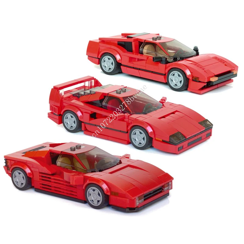 MOC Speed Champions Red Iconic Super Sportscar Model Building Blocks Technology Bricks DIY Creative Assembly Kids Toys Gifts
MOC Speed Champions Red Iconic Super Sportscar Model Building Blocks Technology Bricks DIY Creative Assembly Kids Toys Gifts