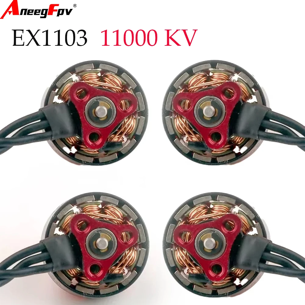 4PCS HappyModel EX1103 KV11000 1-2S Brushless Motor Replacement for Bassline 2S Micro 90mm FPV Drone DIY Parts
4PCS HappyModel EX1103 KV11000 1-2S Brushless Motor Replacement for Bassline 2S Micro 90mm FPV Drone DIY Parts
