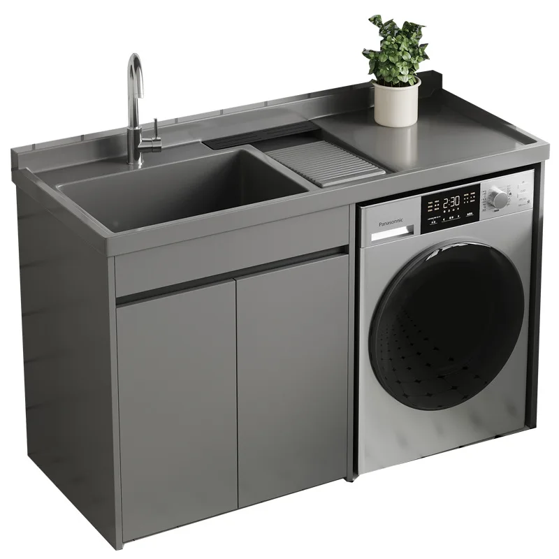 Quartz stone integrated basin sink with washboard, drum washing machine companion
Quartz stone integrated basin sink with washboard, drum washing machine companion