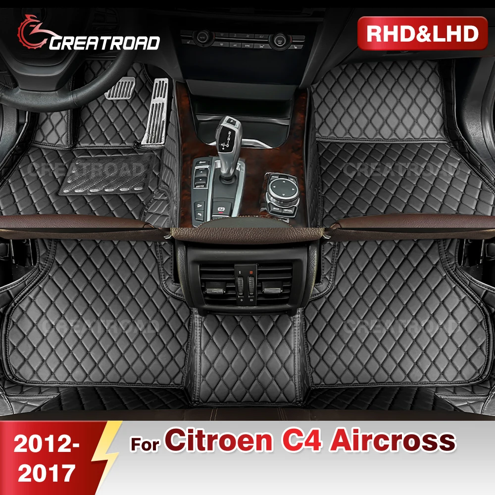 Car floor mats For Citroen C4 Aircross 2012 2013 2014 2015 2016 2017 Custom auto foot Pads automobile interior accessories
Car floor mats For Citroen C4 Aircross 2012 2013 2014 2015 2016 2017 Custom auto foot Pads automobile interior accessories