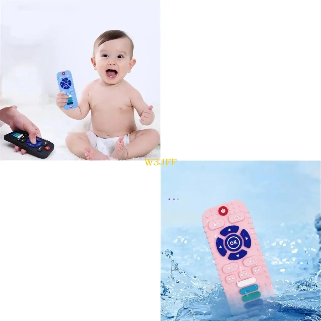 W3JF Portable Silicone Baby Teething Toy Teether Toy for Babies 6-12 Months Remote Control Teething Toy Silicone Gift
W3JF Portable Silicone Baby Teething Toy Teether Toy for Babies 6-12 Months Remote Control Teething Toy Silicone Gift