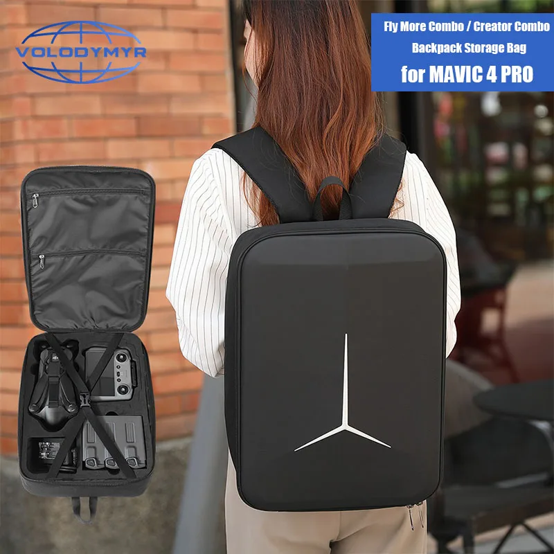 VOLODYMYR Storage Bag for DJI MAVIC 4 PRO Drone Body Charging Hub/Controller Protection Backpack Splash-proof Storage Case
VOLODYMYR Storage Bag for DJI MAVIC 4 PRO Drone Body Charging Hub/Controller Protection Backpack Splash-proof Storage Case