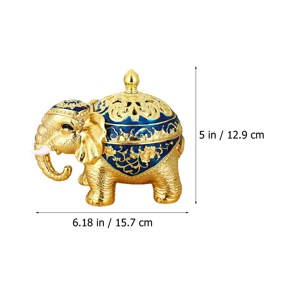 Retro Style Incense Burner Elephant Shaped Desktop Censer Decorative Home Office Adornment Creative Household Vintage nishing
Retro Style Incense Burner Elephant Shaped Desktop Censer Decorative Home Office Adornment Creative Household Vintage nishing