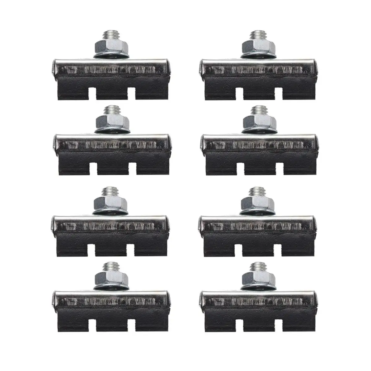 4 Pairs Wear resistant Mountain Bike Brake Pads Black Easy Installation Sturdy Stainless Steel Shoes Front Brakes
4 Pairs Wear resistant Mountain Bike Brake Pads Black Easy Installation Sturdy Stainless Steel Shoes Front Brakes