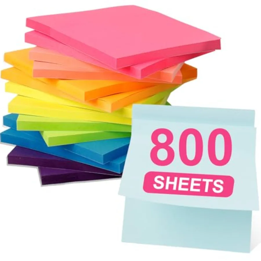 Small 3x3 Inch Colorful Reusable Self-Stick Note Pads for Office and School Decor Cute Mini Sticky Notes with Page Markers 16 P
Small 3x3 Inch Colorful Reusable Self-Stick Note Pads for Office and School Decor Cute Mini Sticky Notes with Page Markers 16 P