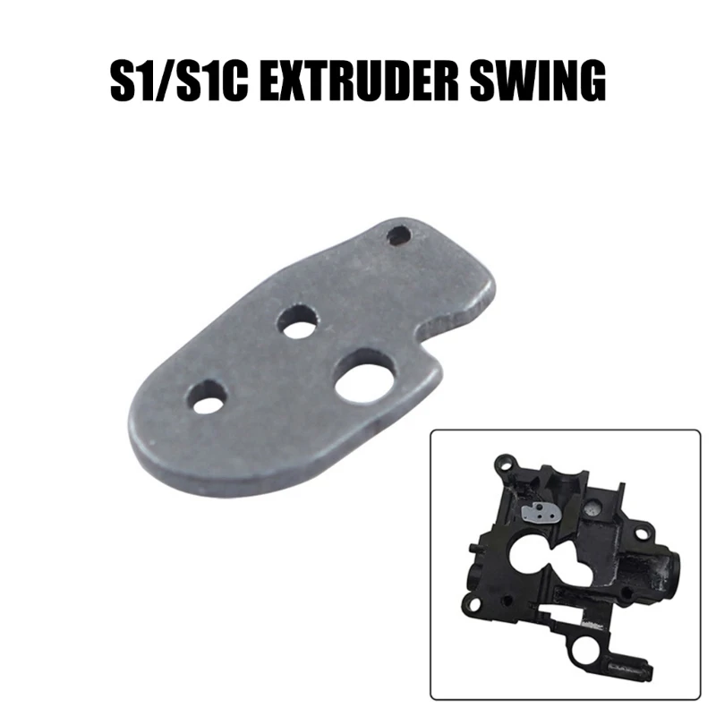 Metal Extruder Swing Plate Replacement for 3D Printer Smooth Motion and strong Construction F19E